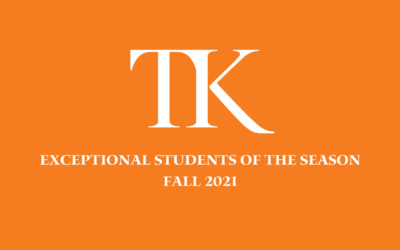 Congratulations to our Exceptional Students – Fall 2021