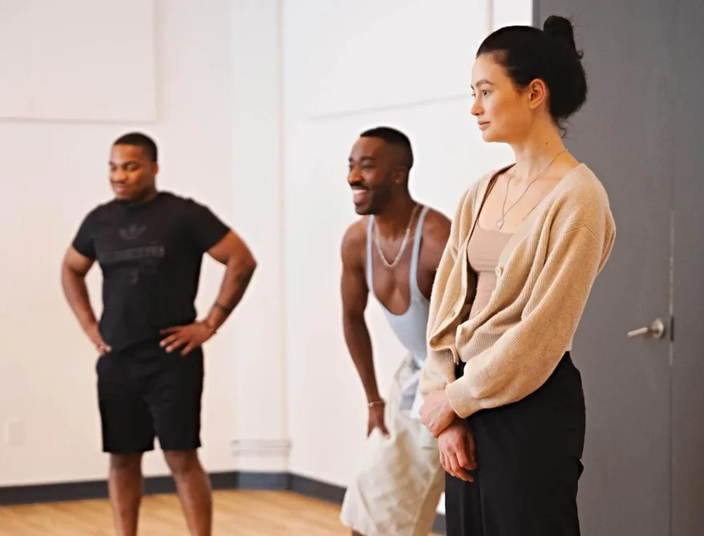 A movement training for actors class at TKS using physical vocabulary and spatial exploration